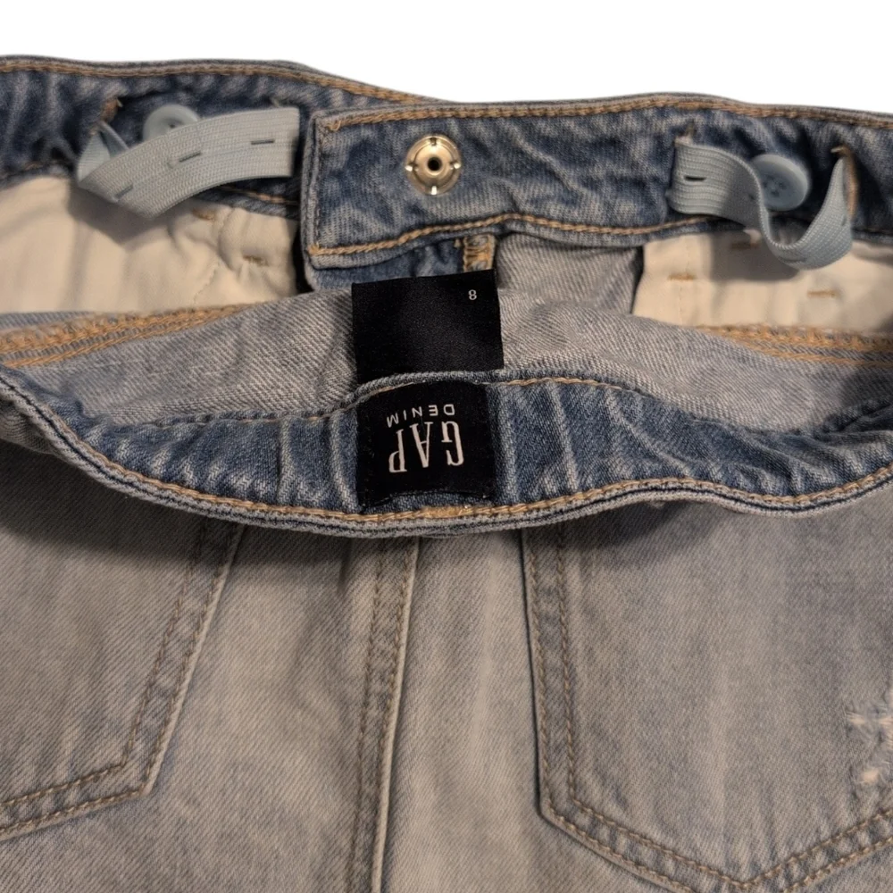 GAP Distressed Denim Mini Skirt